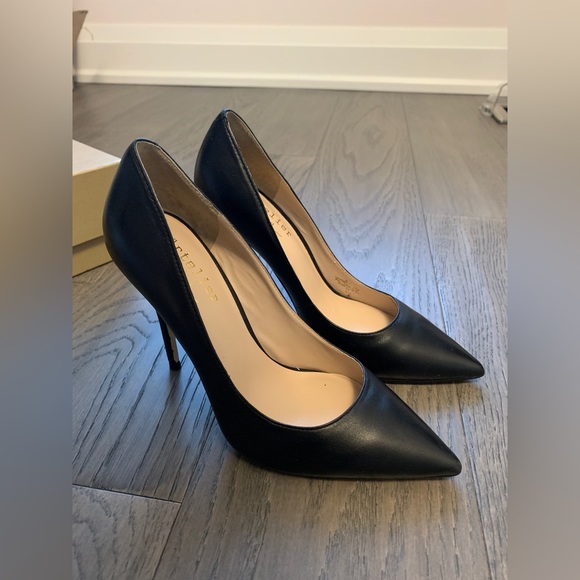 Nicole Miller Shoes - Nicole Miller Atelier Leather Pump in Black